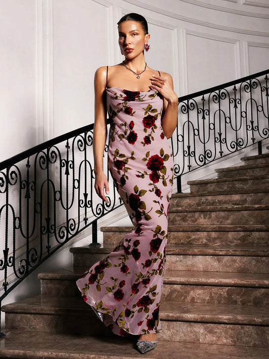 Robe longue à fleurs Gilead Spagehtti